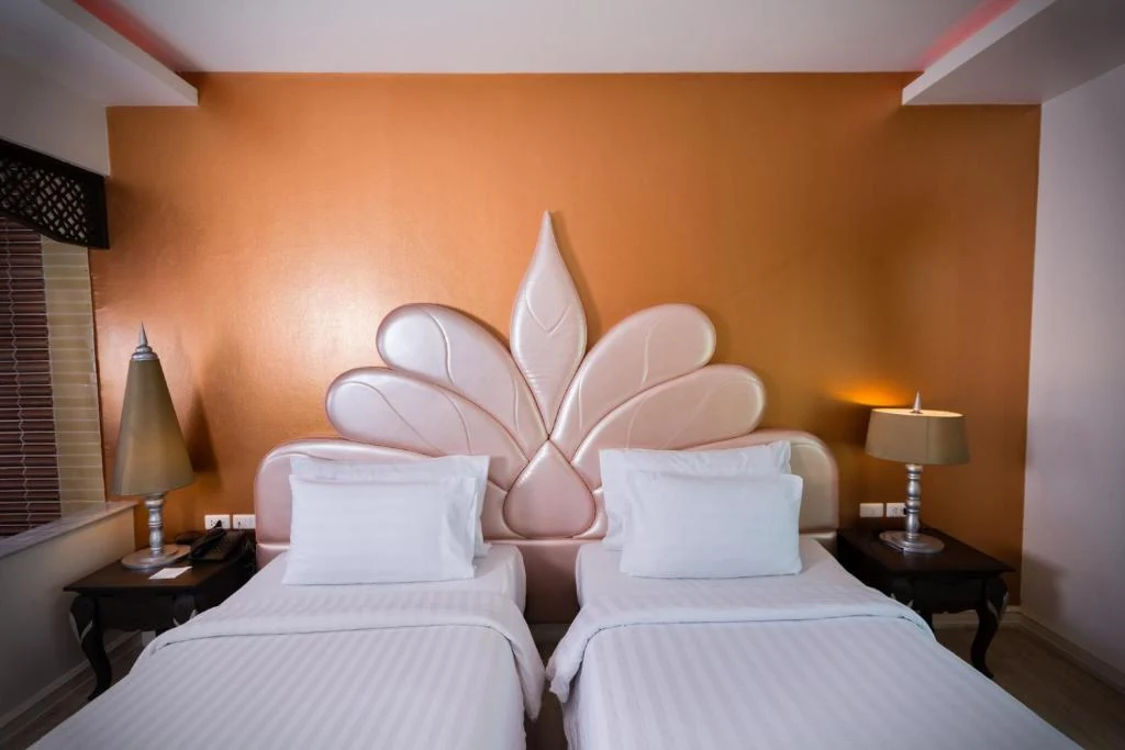 Superior twin room at Chillax Resort Bangkok